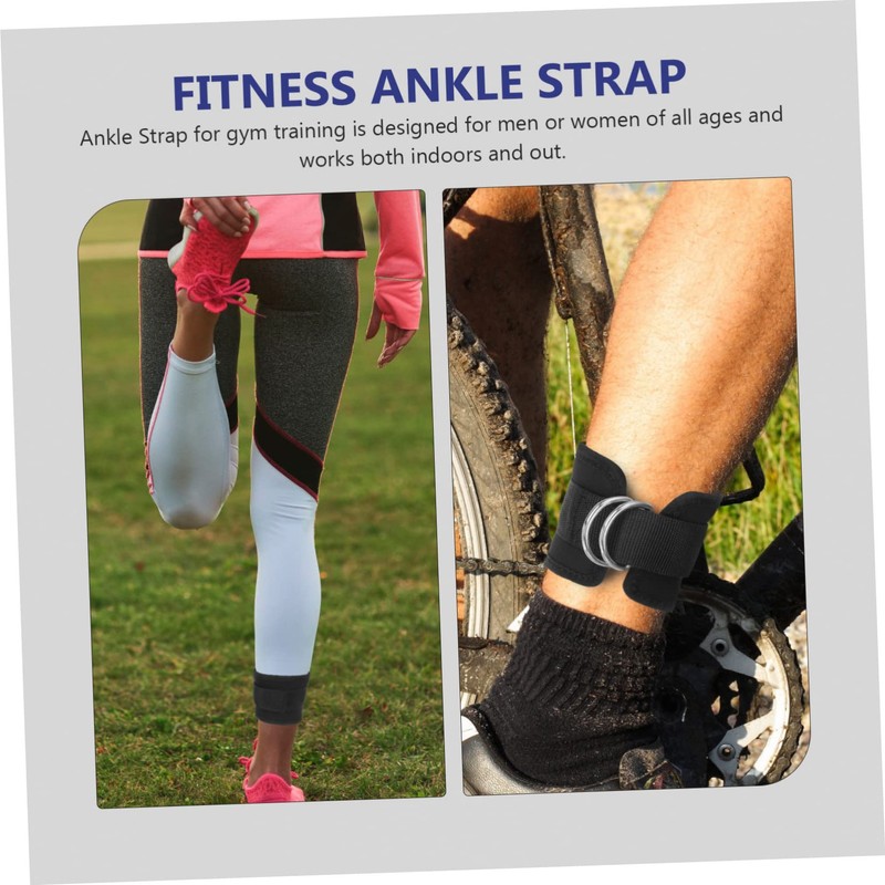 Sosoport 2sets Ankle Straps for Working Out Adjustable Gym Training