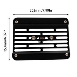 SLWACLL No Drill License Plate Holder Front Bumper Compatible with Subaru WRX STI Forester Impreza License Plate Mount Holder