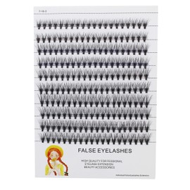 Vayator 200 Bundles 10-12-14mm Mixed Length Mink Eyelash Extension Natural 3D Russian Volume Faux Eyelashes Individual 20D Cluster Lashes Makeup Cilia (10-12-14mm Mixed)