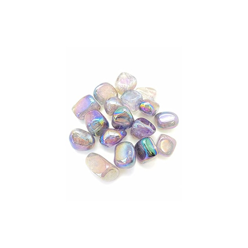 Pachamama Essentials Angel Aura Amethyst Tumbled - Healing Stone -