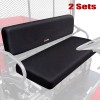 MOMIRAC 2 Set UTV Front & Rear Seat Covers For