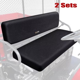 MOMIRAC 2 Set UTV Front & Rear Seat Covers For Kawasaki Mule PRO-FXT DXT FX DX 2015-2023