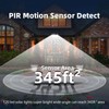 HMCITY 120 LED Outdoor Solar Lights with Motion Sensor and