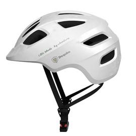DQB DeQUBE Uni-Kinder Casco Infantil Adjustable Children's Helmet, Ultralight and Safe, Robust and Breathable, 2 to 6 Years, White, Regulable