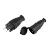 Schuko Plug and Schuko Coupling, Protective Contact Plug, Pack of