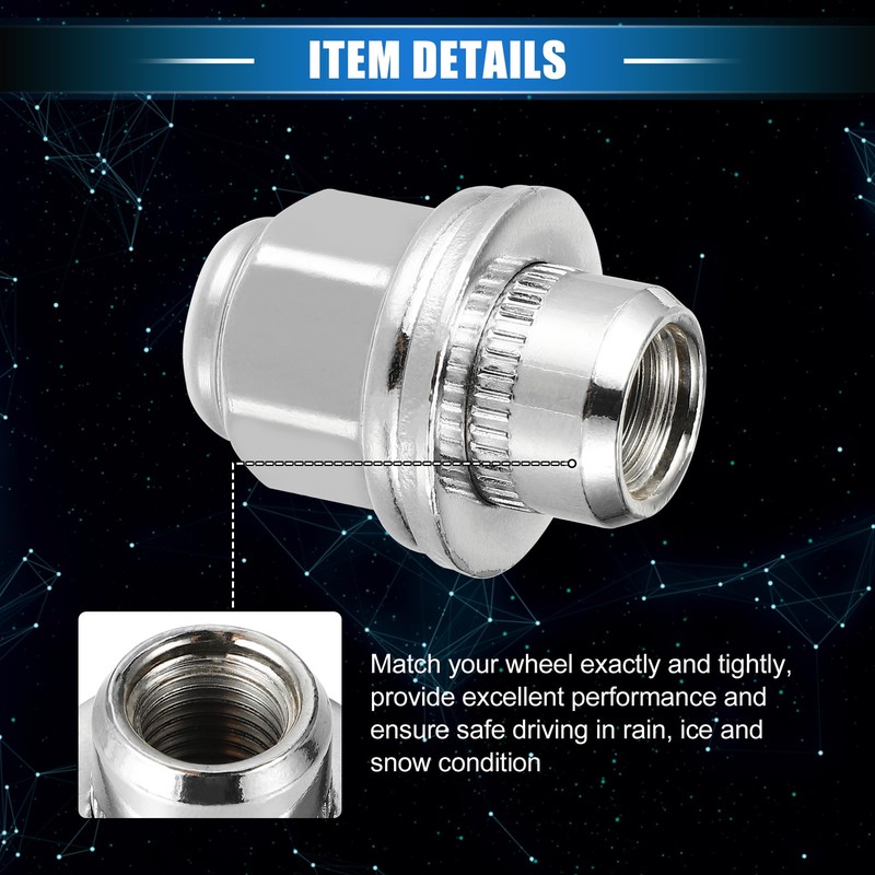 VekAuto Pack of 5 Wheel Nuts Compatible with Toyota Avalon,