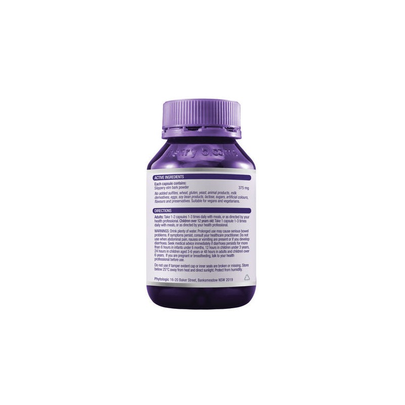 Henry Blooms Slippery Elm 375Mg 120 Vegetarian Capsules