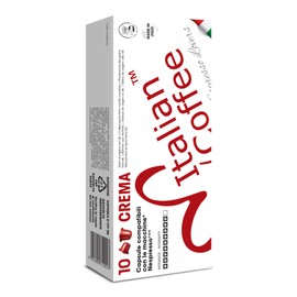 Italian Coffee for Espresso Lovers capsules compatible with Nespresso Original Line machines, Regular pods (100 Count (Pack of 1), Crema Regular)