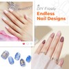 modelones Puntas de uñas de gel ovaladas extracortas, 360 uñas