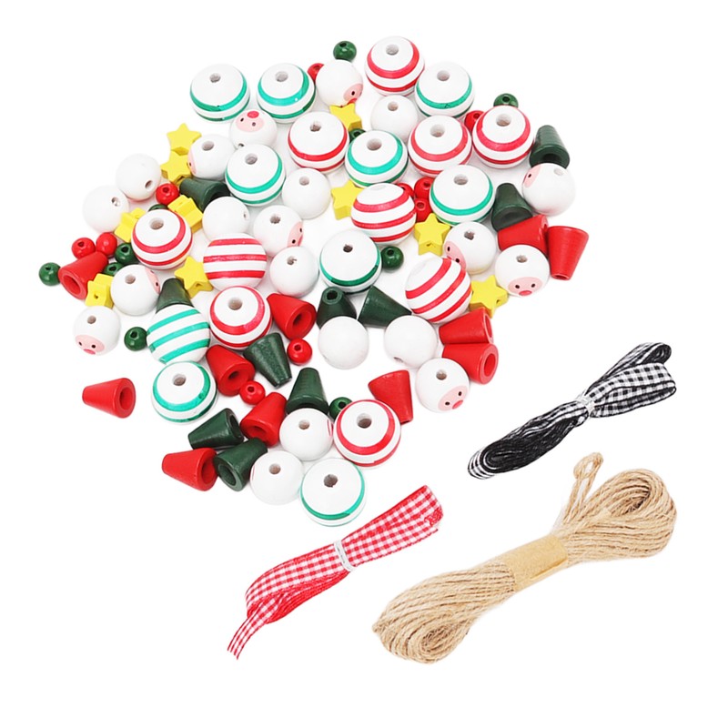 Christmas Bead Decoration Kit DIY Ornament Set Tree Hanging Decor