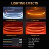 Amexmart 60 Inch Tailgate Light Bar Quad Row LED Tail