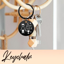 Father's Day Gifts for Papa Grandpa Keychain Gift Grandfather Birthday Gift Ideas Grandad Wedding Gifts I Love You Grandaddy Present Engraved Grandpa Souvenir Thank You Papa Appreciation Present Ideas