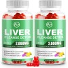 2Packs Liver Cleanse Detox & Repair Gummies, Sugar Free Liver