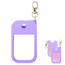 Palksky Hand Sanitizer Spray Case for Touchland,Protective Case with Keychain for Power Mist and Glow Mist1 fl oz(Purple),Travel Size for Women