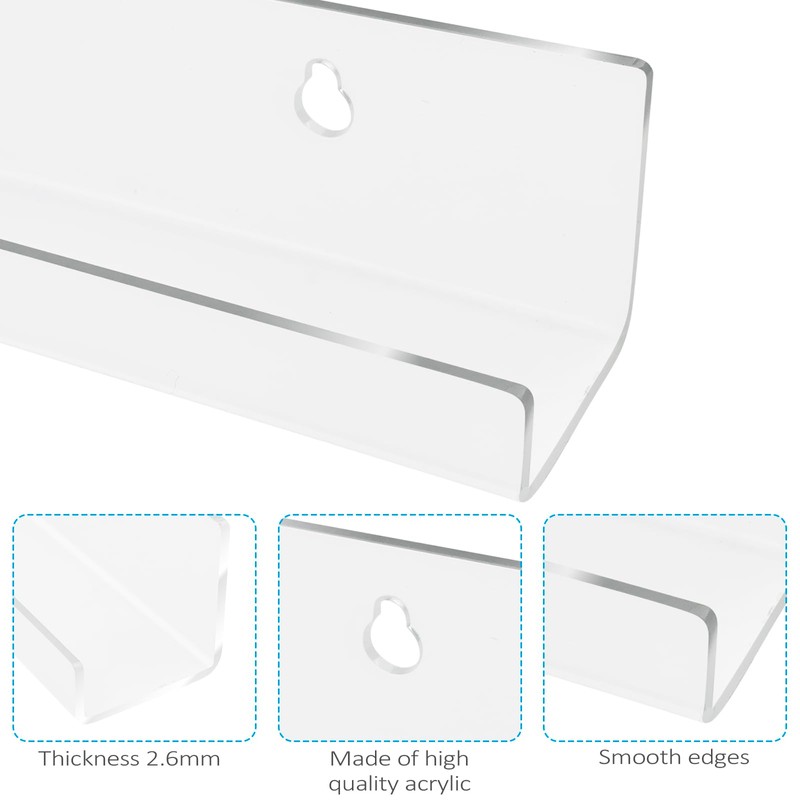 Baxcdyswe Pack of 6 Vinyl Record Wall Brackets, 30.5 x