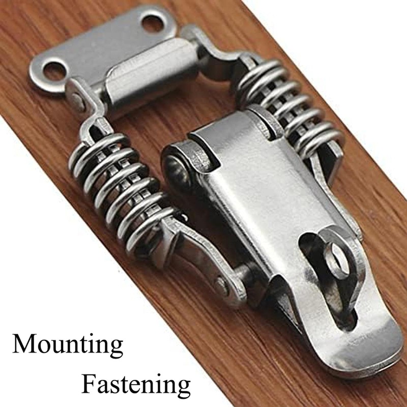 Spring Loaded Toggle Latch Double Spring Latch Stainless Steel Pull