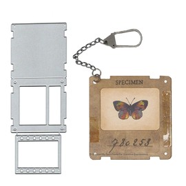 lilyshopingstore Retro Slides Design Metal Cutting Die Cuts, Old-Fashioned Basic Stencils DIY Crafts Card Cutting Dies Cuts for DIY Embossing Card Making Photo Decorative Paper Dies Scrapbooking