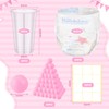 VioraWhite 60 Pcs Funny Baby Shower Diaper Games Activities Kits