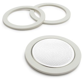 Bialetti Replacement Gaskets and Filter For 9 Cup Stovetop Espresso Coffee Makers