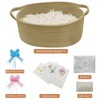 Gift Baskets Empty,1 Pcs Empty Hamper Basket with 2 Transparent
