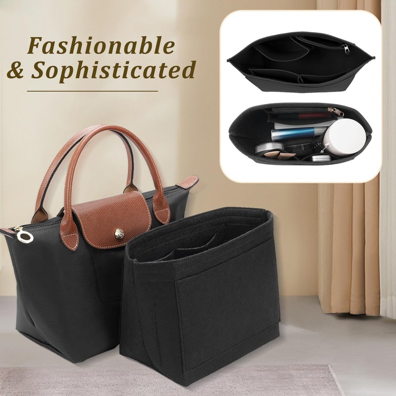 APMGONT Organiser for Longchamp Bag, Foldable Purse Organiser for Bag,