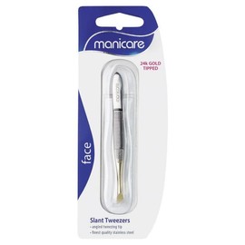 Manicare Buy Manicare Slant Tweezers Gold Tipped Online