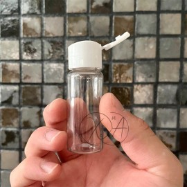 Xena Envases Mini Botellas Pequeñas 20 Ml Tapa Flip Top X 40 Pzs