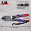 GOLD DEER 5 Blade Hand Crimper Sheet Metal Tools,Hvac Tool