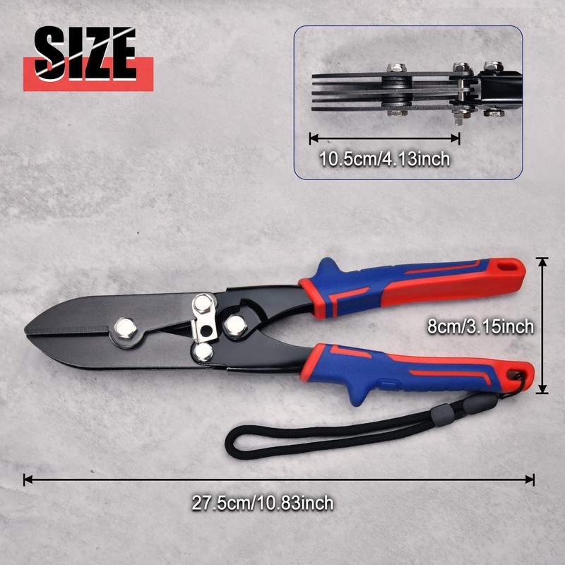 GOLD DEER 5 Blade Hand Crimper Sheet Metal Tools,Hvac Tool