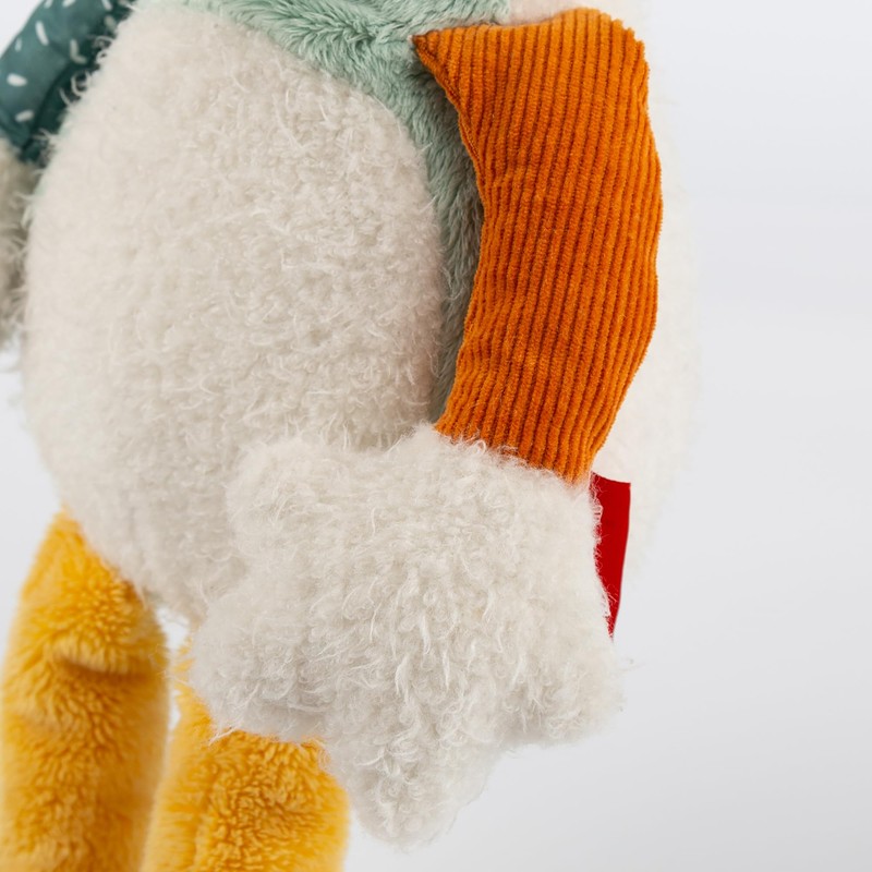 sigikid 43235 Patchwork Soft Toy, Multi-Colour/Polar Bear