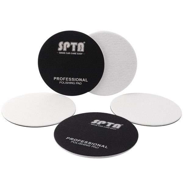Glass Polishing Pad, SPTA 5 Pcs 6''(150mm)Car Glass Polishing Discs