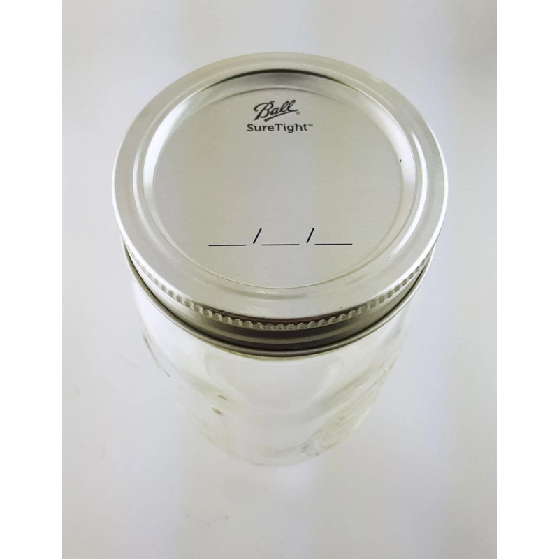 Ball Regular Mouth Pint 16-oz Mason Jars with Lid and