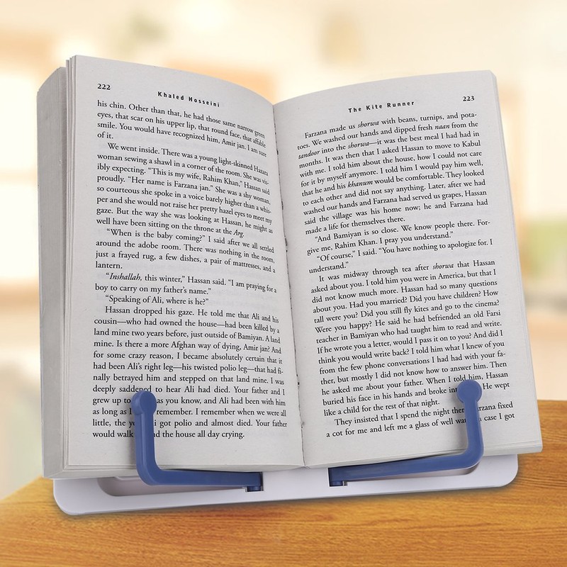 Focket ABS Foldable Adjustable Music Sheet Stand, Desk Holder Tray,