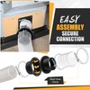 Saillong 4" Magnetic Dust Collector Fast Connect System – 10PC