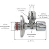 'Angle Valve 1/2-Inch Seal – Certified According to German DVGW