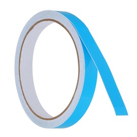 PATIKIL 0.5 inch x 16.5 feet Glow in The Dark Tape, 1 Roll Fluorescent Adhesive Tape Luminous Reflective Tape Black Light Glow Tape for Party, Blue