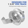 SPARKWHIZ Sliding Gate Rollers for 1 5/8" Pipe Track, 5"