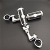 SMT-Chrome Short Angled Adjustable Peg Mounting Kit Skull Zombie Footrest