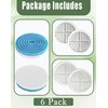 6-Pack Spin Mop Brush Replacement for Bissell Spinwave Steam Mop
