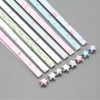 Rosojodg 400 Sheets Colour Cute Floral Origami Stars Paper Folding