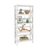 ClosetMaid 3960 X-Frame Design 5-Shelf Bookshelf or Bookcase, White Wood