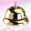 Toyvian Golden Service Bell Call Bell Desk Bell Customer Service