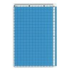 Orions Kyoei Plastic A5 Size Colored Grid Desk Pad【Blue】 CPK-A5-B