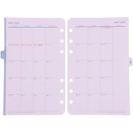 Franklin Planner, Original Facing Monthly Calendar, 12 Month Edition, Begins January 2025, Starts Sunday, Compact Size 86379