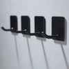 YIGII Adhesive Towel Hooks - 4 Pack Towel Hooks for