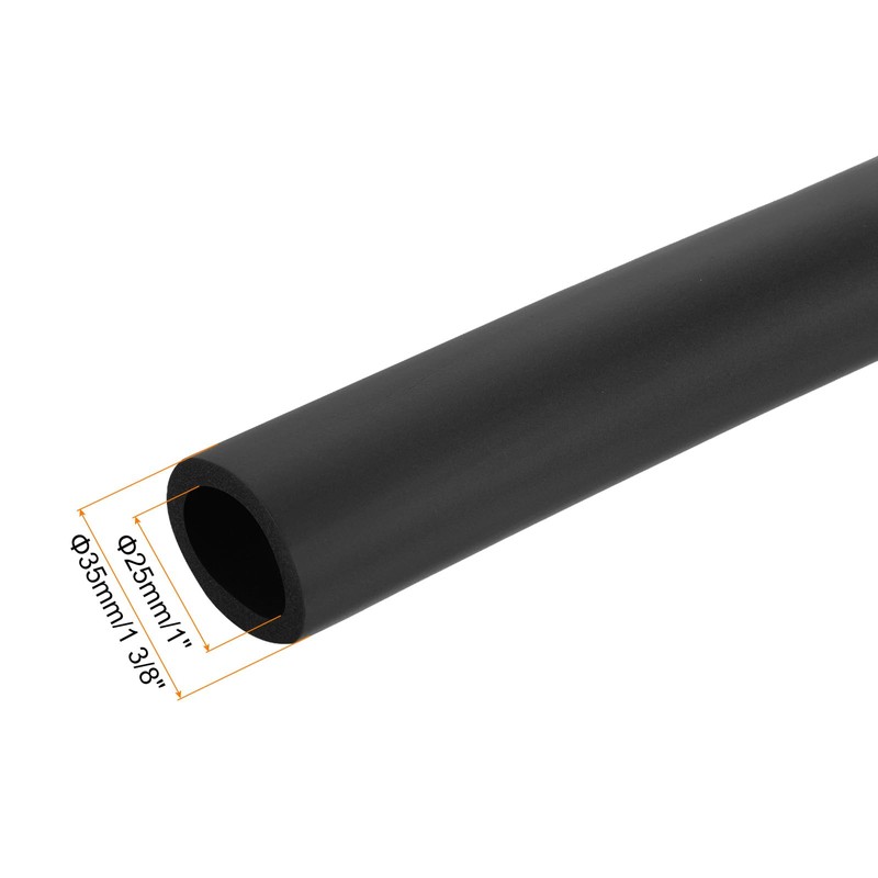 uxcell Foam Tubing for Handle Grip Support,25mm(1") ID 35mm(1 3/8")