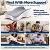 Memory Foam Leg Knee Pillow For Side Sleeping Support Pillow