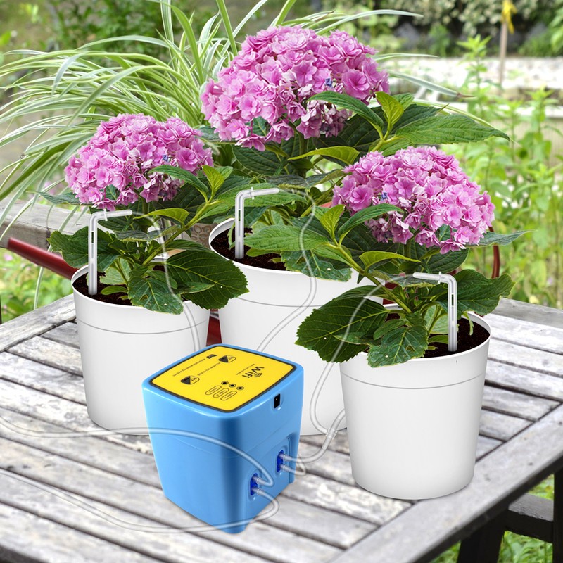WIFI Intelligent Watering Device Double Pump Timed Automatic Drip Irrigation