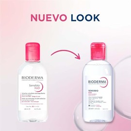 BIODERMA, Agua Micelar, Sensibio H2O, Desmaquillante para Piel Sensible, Calma y Reduce la Irritación, 250 ml