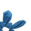 Soft Suede Scrunchie Hair Ties With Rabbit Ears (Ocean Blue)